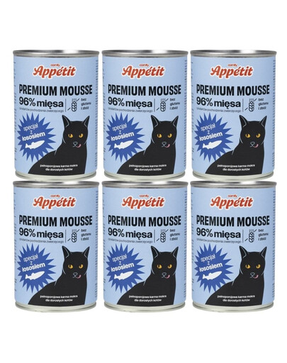 COMFY PREMIUM Mousse s lososem 6x400 g