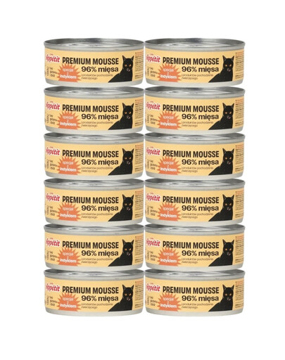 COMFY APPETIT PREMIUM Mousse krůtí 12x85 g