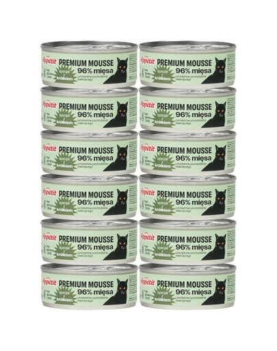 COMFY APPETIT PREMIUM Mousse králí 12x85 g
