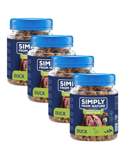 SIMPLY FROM NATURE Smart Bites Trenerki kachna  4x130 g