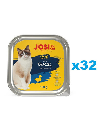 JOSERA JosiCat Kachní paštika pro kočky 32x100g