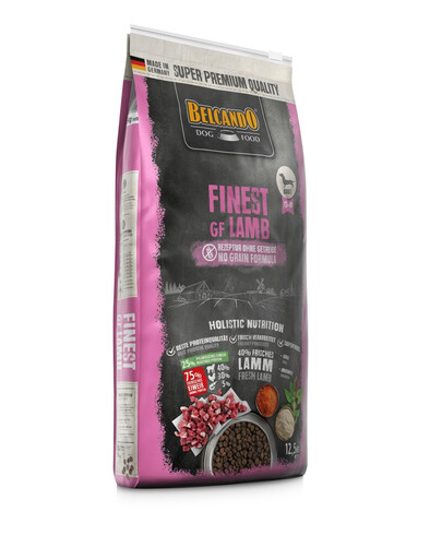 Levně BELCANDO Finest Grain Free Lamb XS-M 12.5 kg + 1kg ZDARMA