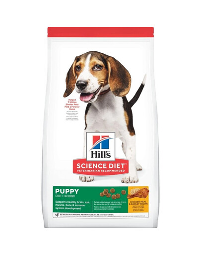 HILL'S Science Plan Puppy Medium breed Chicken 14 kg + 2x konzerva a Ajax spray ZDARMA