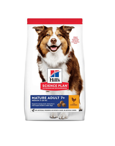 HILL'S Science Plan Canine Mature Adult Chicken 14 kg + 2x konzerva a Ajax spray ZDARMA