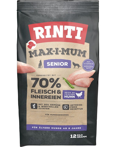 RINTI MAX-I-MUM Senior drůbeží maso 12 kg