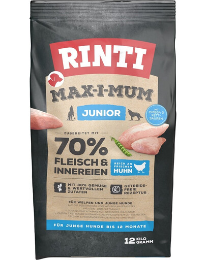 RINTI MAX-I-MUM Junior Kuřecí 12 kg