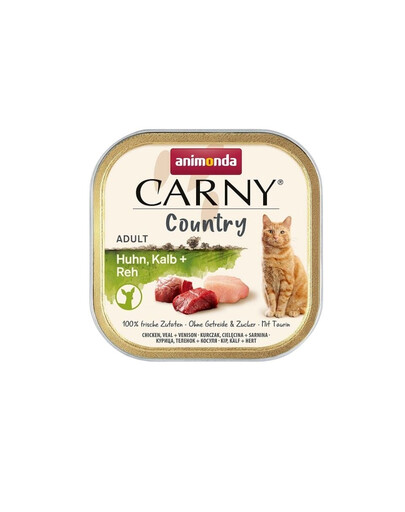 ANIMONDA Carny Country Adult kuřecí, telecí a zvěřina 100 g