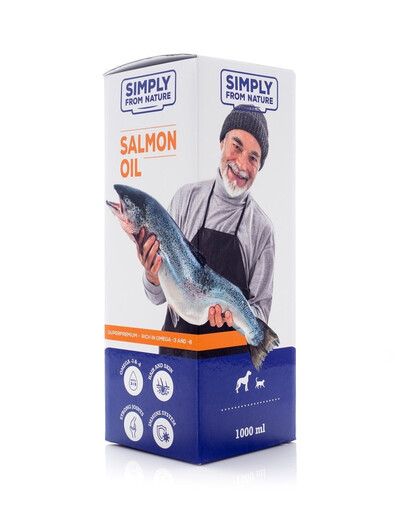 SIMPLY FROM NATURE Salmon oil Lososový olej 1000 ml