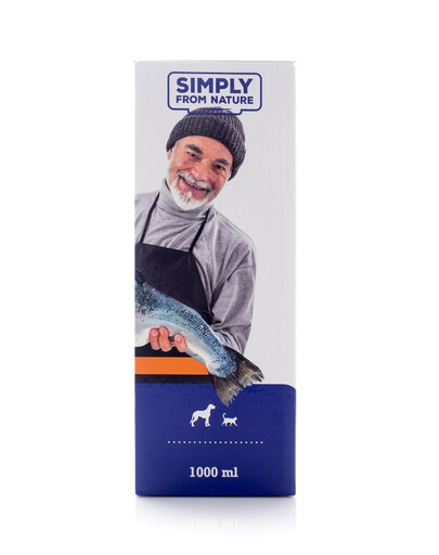 SIMPLY FROM NATURE Salmon oil Lososový olej 1000 ml