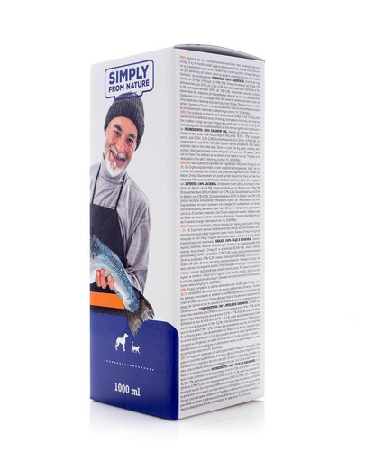 SIMPLY FROM NATURE Salmon oil Lososový olej 1000 ml