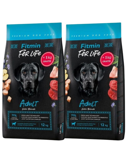 FITMIN Dog For Life Adult large breed 2 x 13 kg