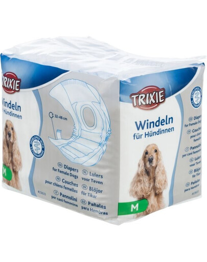 TRIXIE Papírové pleny pro feny M (12 ks/bal.)