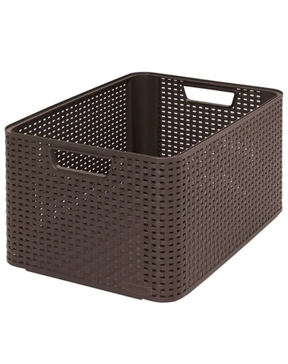 CURVER Úložný box RATTAN Style2 L hnědý