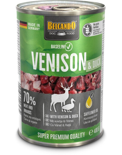 BELCANDO Baseline Zvěřina s kachnou 400g