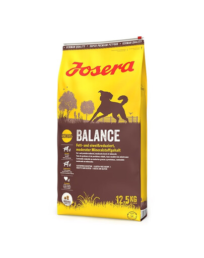 Levně JOSERA Balance 12,5kg + 1x Denties & Meat Lovers ZDARMA