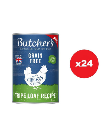 BUTCHER'S Original Chicken & Tripe 24 x 400g