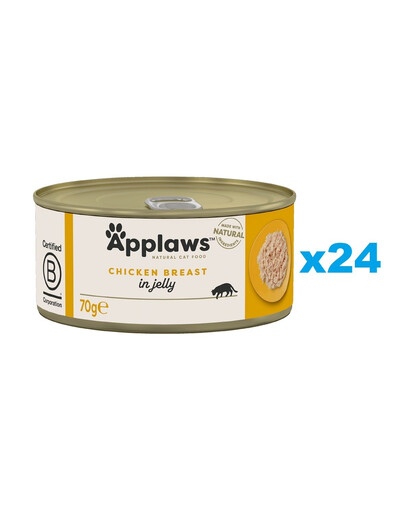 Levně APPLAWS Kitten jemné kuře pro koťata 24x70 g