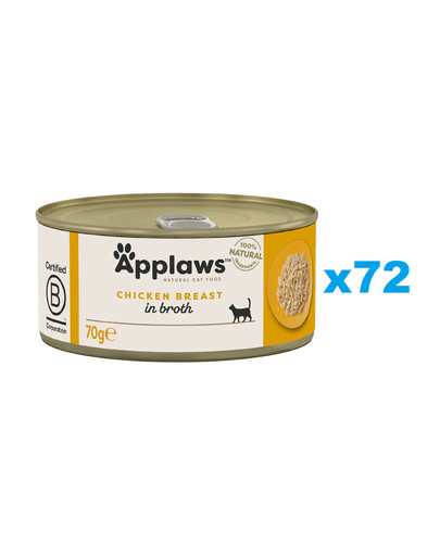 APPLAWS Cat Adult Kuřecí prsa 72x70 g