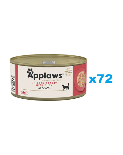 APPLAWS Cat Adult Chicken Breast with Duck 6x156g