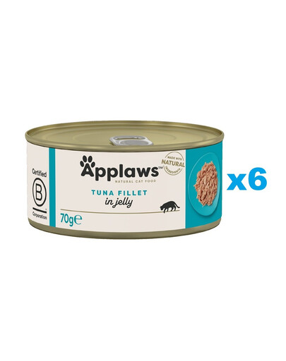 APPLAWS Cat Adult Jelly Tuňák v želé 6x70g