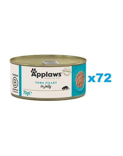 APPLAWS Cat Adult Jelly Tuňák v želé 72x70g