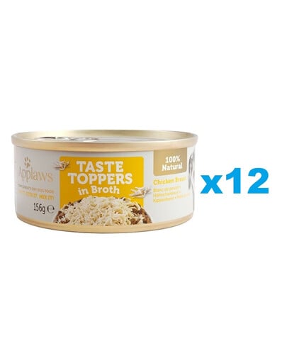 APPLAWS Taste Toppers Kuřecí prsa ve vývaru 12x156 g