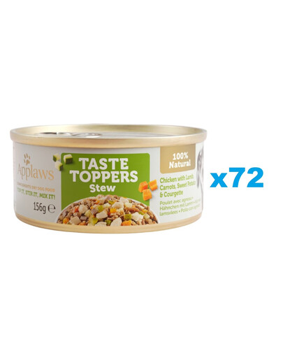APPLAWS Taste Troppers Stew Kuře, jehněčí a mrkev 72x156 g