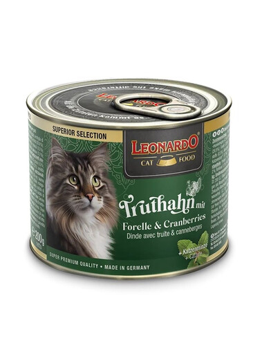 LEONARDO Superior Selection Krůta s pstruhem a brusinkami 200 g