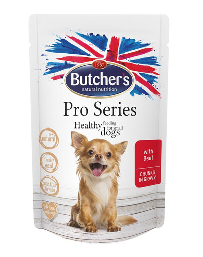 BUTCHER'S ProSeries Dog hovězí kapsa 100g