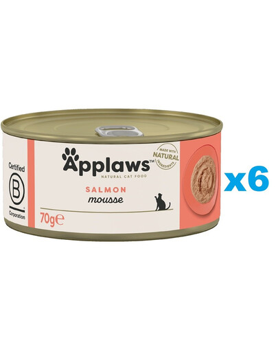 APPLAWS Cat Adult Mousse Losos 6x70 g