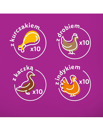 WHISKAS  Adult krmivo pro dospělé kočky v želé 40x85g