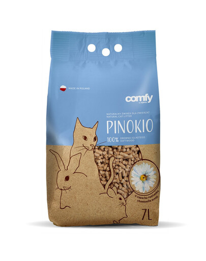 COMFY Pinokio Dřevěné stelivo Rumianek 14 l (2x7 l)