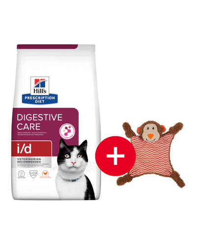 Levně HILL'S Prescription Diet Feline Digestive Care i/d 8 kg + hračka ZDARMA
