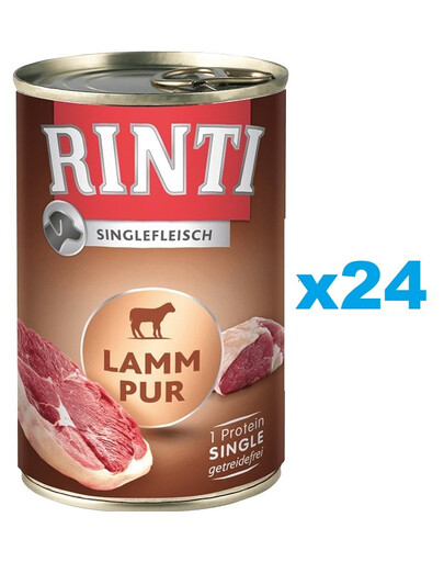 RINTI Singlefleisch Lamb Pure 24x400 g monoproteinové jehněčí