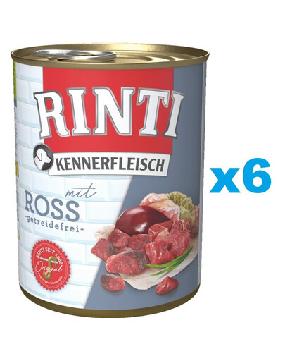RINTI Kennerfleisch Horse 6x800 g