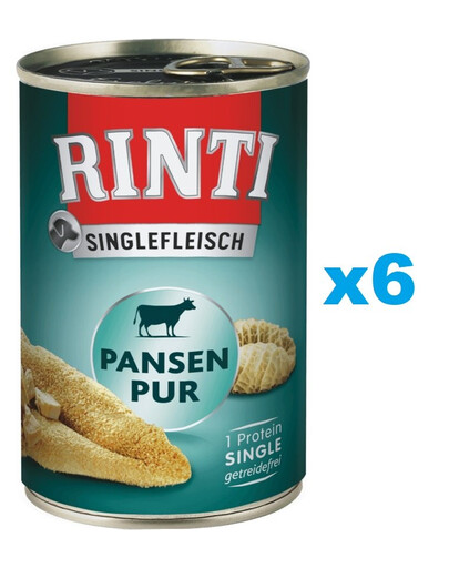 RINTI Singlefleisch Rumen Pure žaludky 6x800 g
