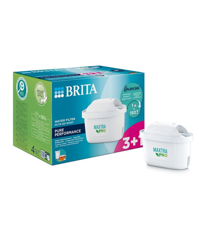 BRITA Vodní filtr MAXTRA PRO Pure Performance 3+1 (4 ks)