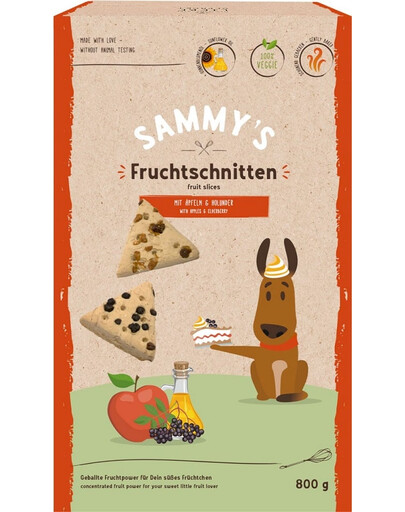 BOSCH SAMMY’S Fruit Slices Ovocné trojúhelníčky 800 g