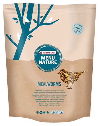 VERSELE-LAGA Menu Nature Mealworm ssušené mouchy pro volně žijící ptáky 300g