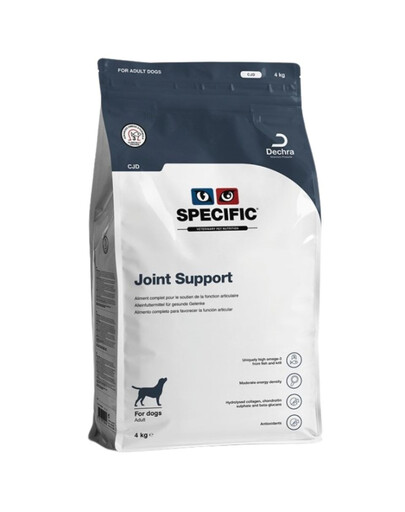 SPECIFIC Dog CJD Joint Support 4 kg krmivo pro psy na podporu zdraví kloubů