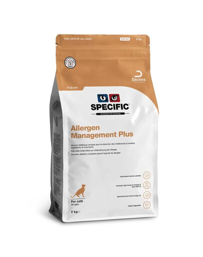 SPECIFIC Cat FOD-HY Allergen Management Plus 2 kg krmivo pro koťata a dospělé kočky se smíšenými alergiemi