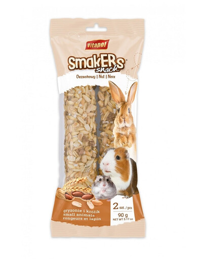 VITAPOL Smakers ořech pro hlodavce a králíky fólie 90 g