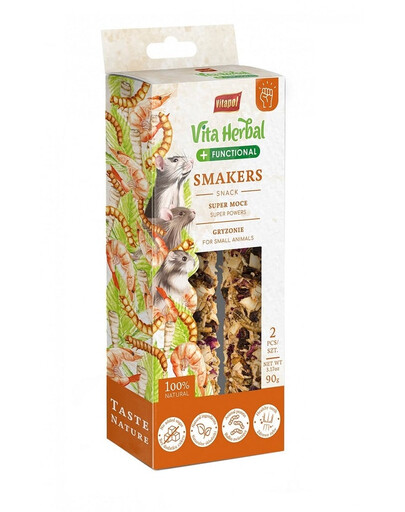 VITAPOL Vita Herbal Functional Smakers super síly 90 g