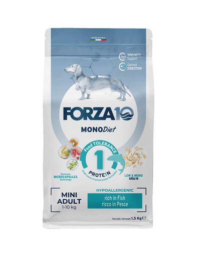 FORZA10 Mini Diet s rybou 1,5 kg