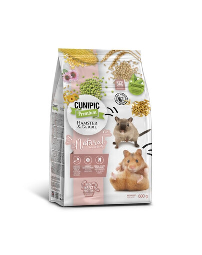 CUNIPIC Premium Hamster Gerbil 600g krmivo pro křečky a pískomily