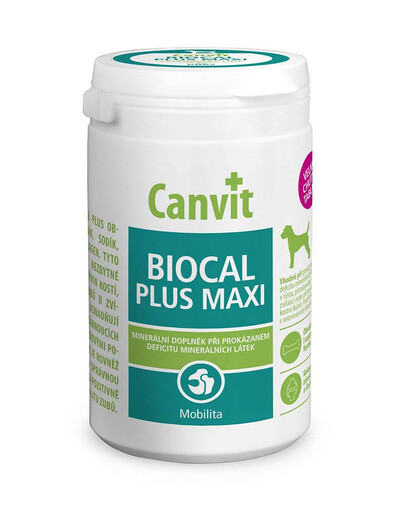 CANVIT Dog Biocal Plus Maxi 230 g Doplněk stravy pro pohybový aparát psa