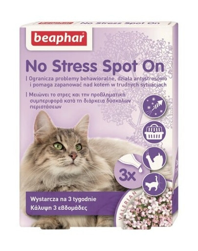 BEAPHAR No Stress Spot  0,4 ml x3