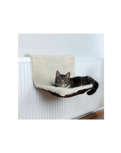 TRIXIE Závěsné lůžko na topení pro kočku 45 x 26 x 31 cm krémové