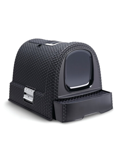 CURVER WC kryté Rattan 39x39x51cm šedé
