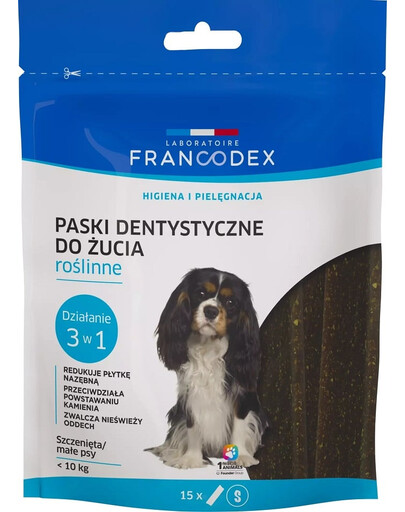 FRANCODEX Žvýkací proužky S proti zápachu z úst 228 g/15 ks.